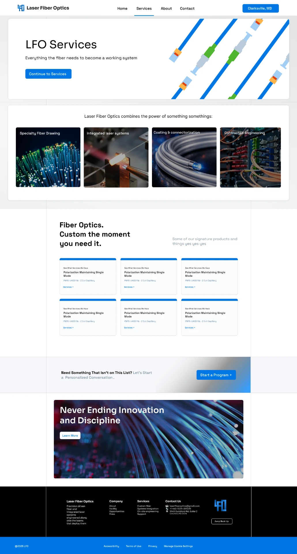Laser Fiber Optics